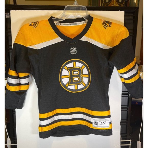 NHL Boston Bruins Hockey Jersey  Child Size 4/7 - Picture 1 of 4